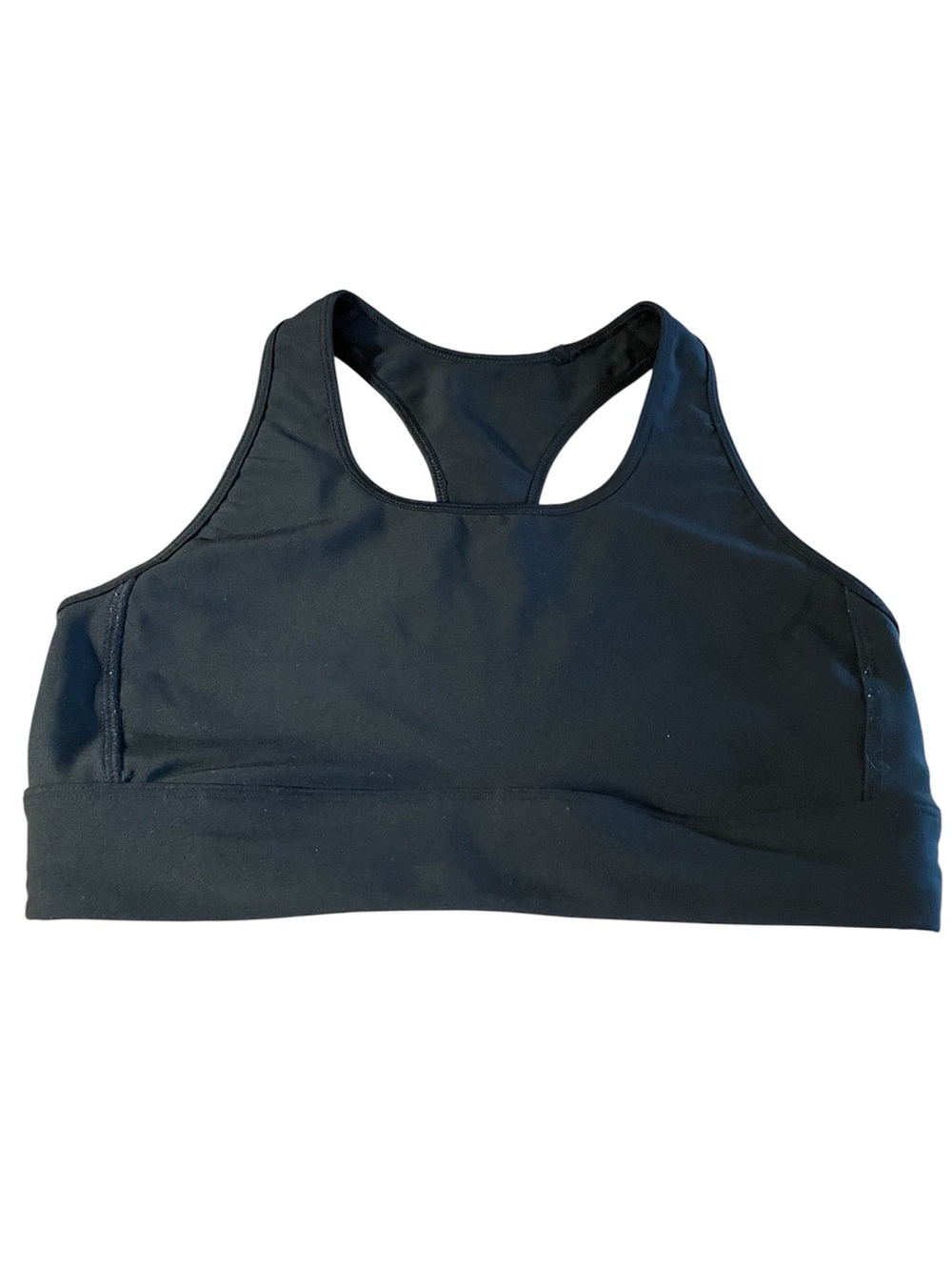 DSG Black Racerback Sports Bra. NWOT size Medium.